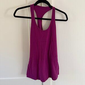 Lululemon Cool Racerback in Deep Fuschia color